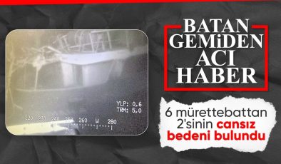 Marmara’da batan gemide 2 mürettebatın cansız bedenine ulaşıldı