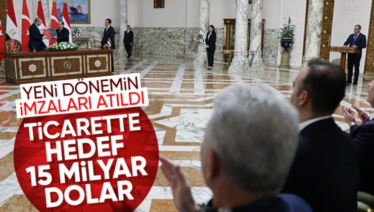 Türkiye ile Mısır arasında yeni dönem: Ortak bildiriye imzalar atıldı