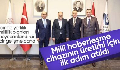 Yerli ve milli haberleşme cihazı için yeni gelişme! Hayata geçiriliyor…