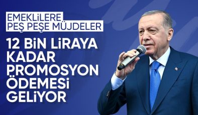 Cumhurbaşkanı Erdoğan’dan emeklilere banka promosyonu müjdesi