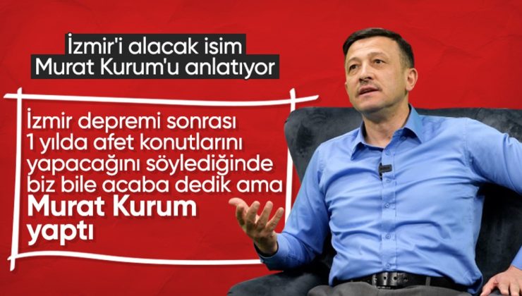 İzmir adayı Hamza Dağ, Murat Kurum’u anlattı: ‘Bu işin erbabı’