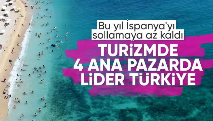 Rezervasyon akışı var! Türkiye, turizmde 4 ana pazarda birinci