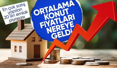 Türkiye’nin en fazla konut satışı yapılan 20 ilindeki fiyatlar