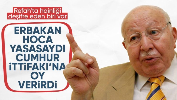 YRP’li Abdurrahman Akyüz’den Necmettin Erbakan yorumu! “Yaşasaydı Cumhur İttifakı’na devam ederdi”