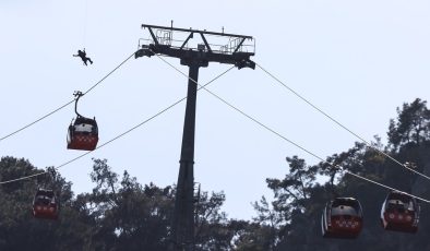 Antalya’daki teleferik kazasında kurtarma çalışmalarından yeni görüntüler