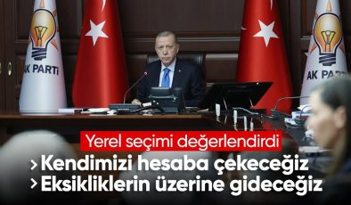 Cumhurbaşkanı Erdoğan’dan yerel seçim değerlendirmesi