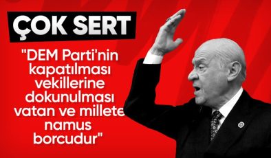 Devlet Bahçeli’den DEM Parti’ye tepki: Kapatma davası açılmalı