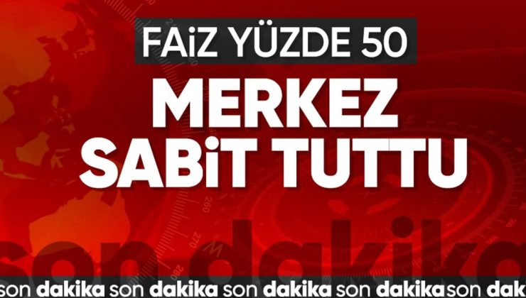 TCMB, Nisan 2024 politika faizini açıkladı: Faiz yüzde 50’de sabit kaldı