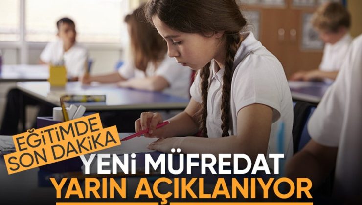 Yusuf Tekin açıkladı: Yeni müfredat yarın kamuoyuyla paylaşılacak