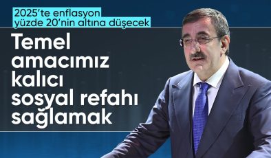 Cevdet Yılmaz: Temel amacımız enflasyonu düşürmek, kalıcı sosyal refahı sağlamak