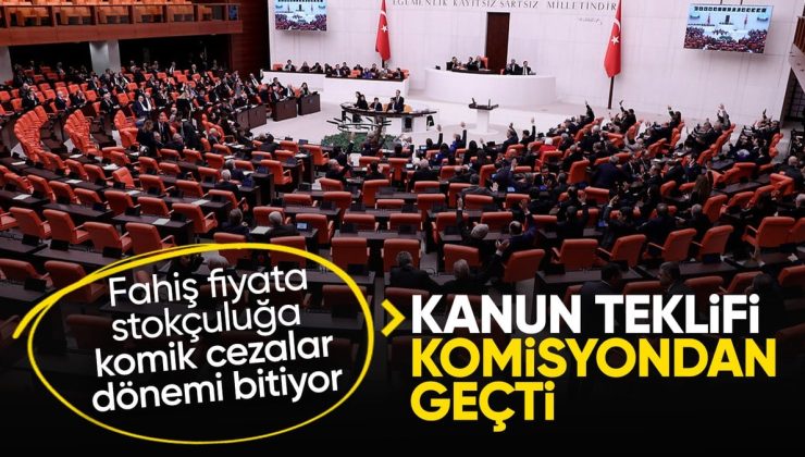 Fahiş fiyat artışı ve stokçuluk cezalarını artıran kanun komisyondan geçti