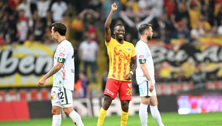 Konyaspor ile berabere kalan Kayserispor, ligde kaldı