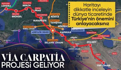 Orta Koridor ve Kalkınma Yolu’nu güçlendirecek proje: Via Carpatia