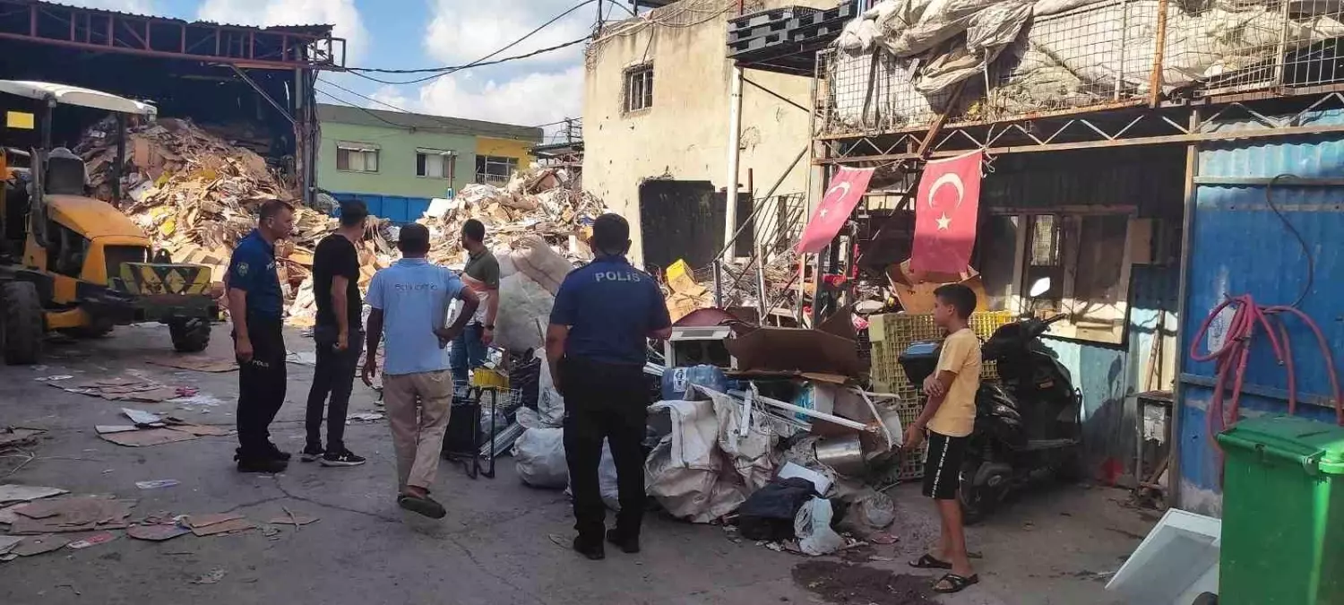 Hatay’da hurdacılara yönelik denetimlerde 25 iş yeri ve 86 şahıs sorgulandı