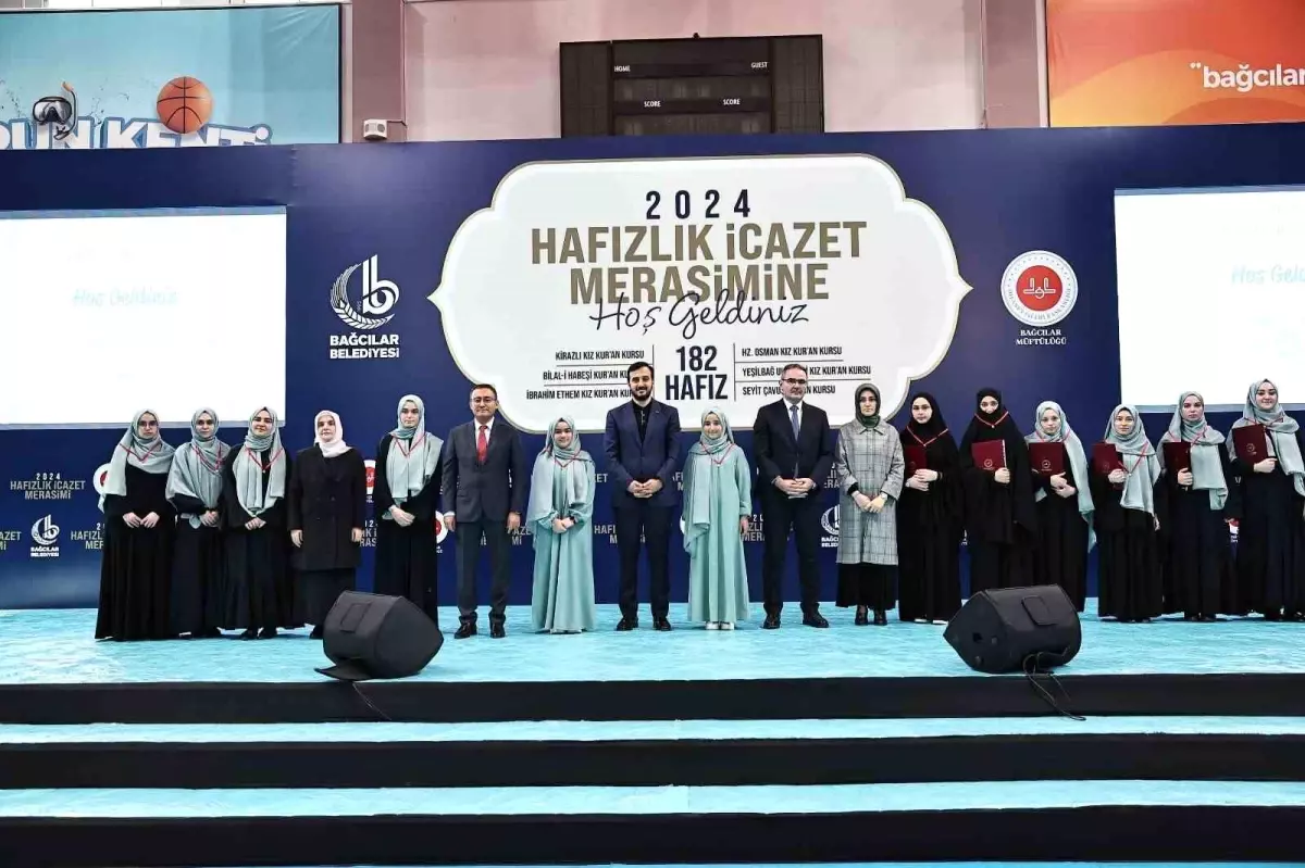 Bağcılar’da 182 Hafız Kıza İcazet Töreni